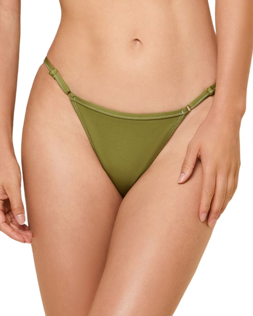 Solid & Striped Lulu Bikini Bottom In Olive