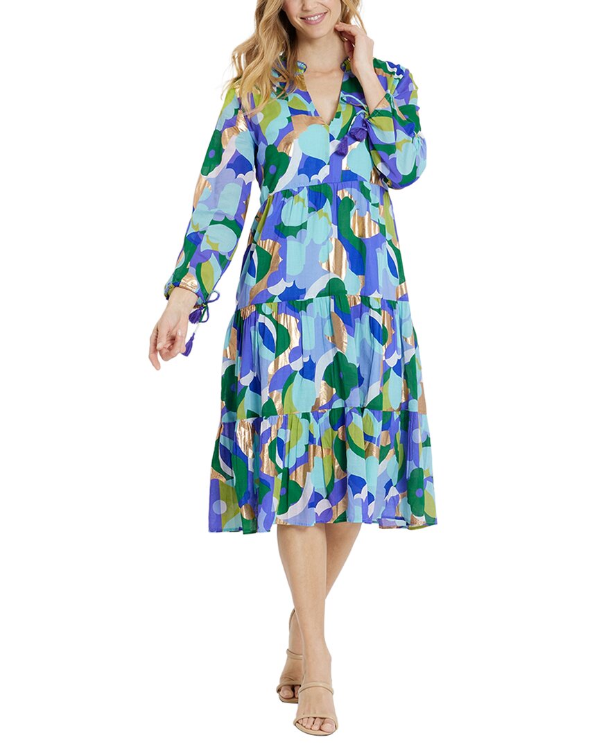 Shop Jude Connally Monaco Tiered Midi Dress