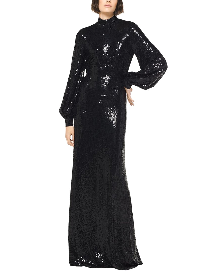 MICHAEL KORS MICHAEL KORS SEQUIN TURTLENECK GOWN