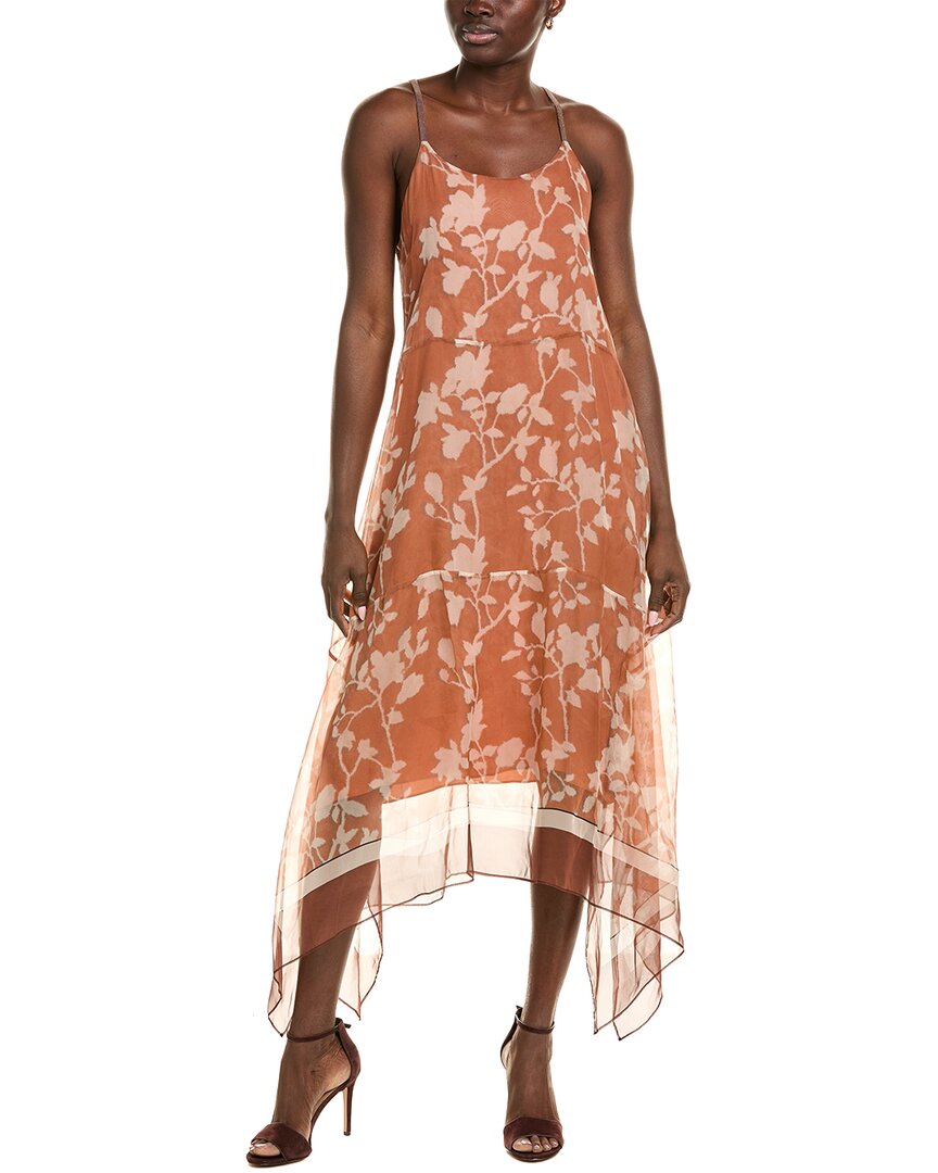 Brunello Cucinelli Silk A-line Dress