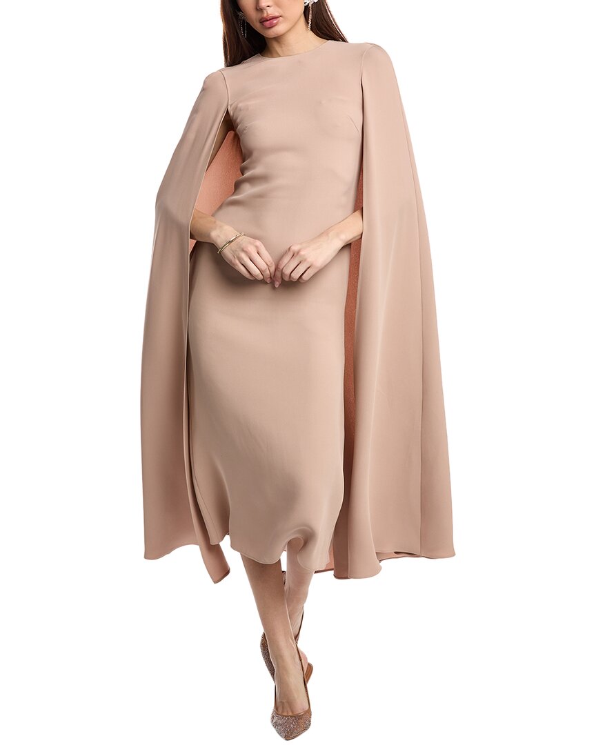 VALENTINO VALENTINO SILK MIDI CAPE DESS
