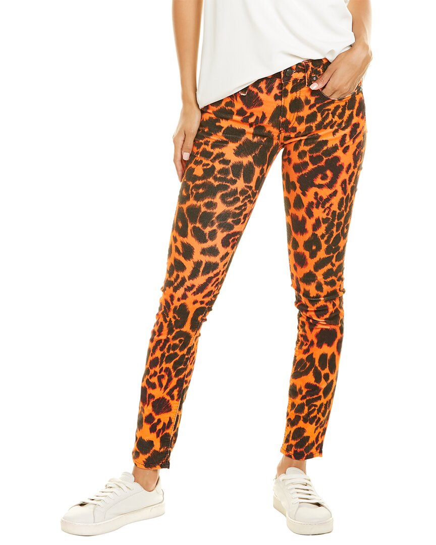 R13 Kate Orange Leopard Skinny Jean ModeSens