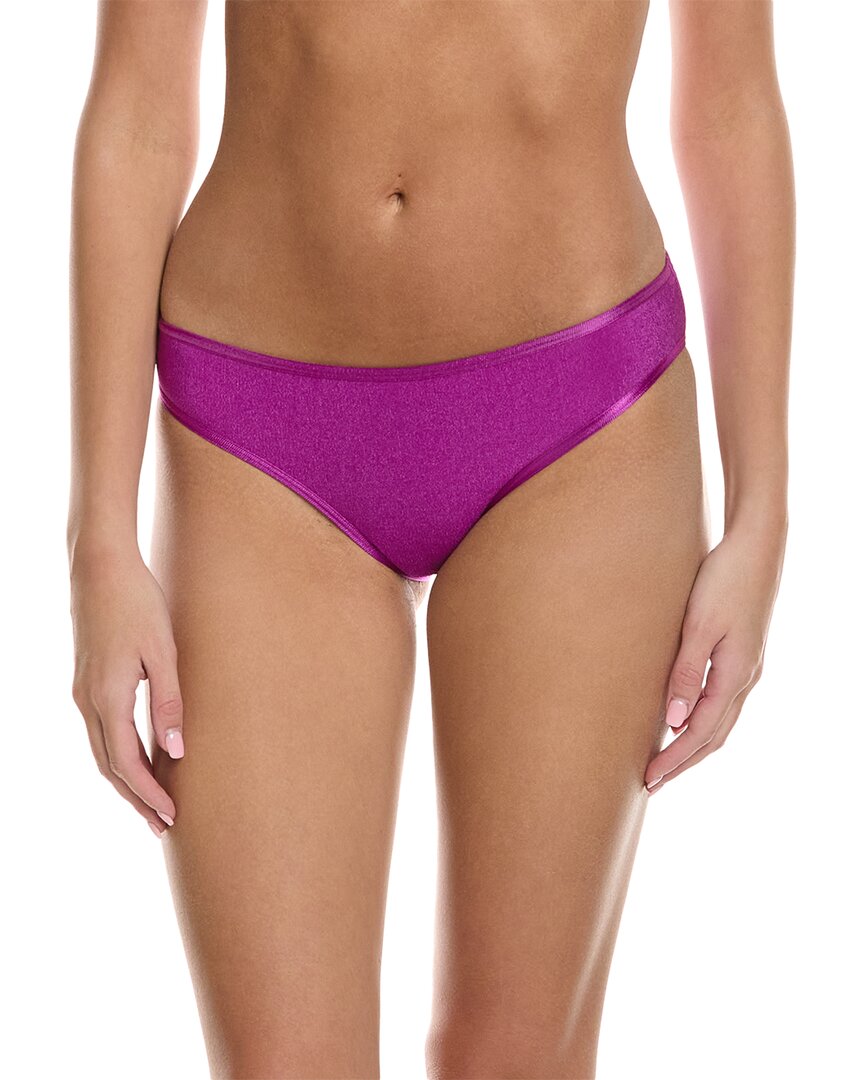 Zadig & Voltaire Crinkle Bikini Bottom In Purple