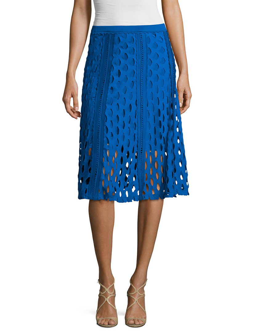 Image of Tracy Reese Eyelet Flared Skirt