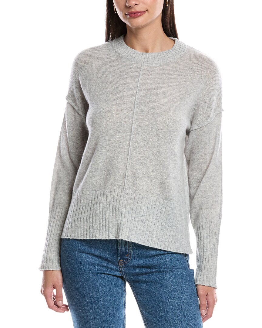 Alashan Cashmere Bungalow Boxy Cashmere Sweater In Gray