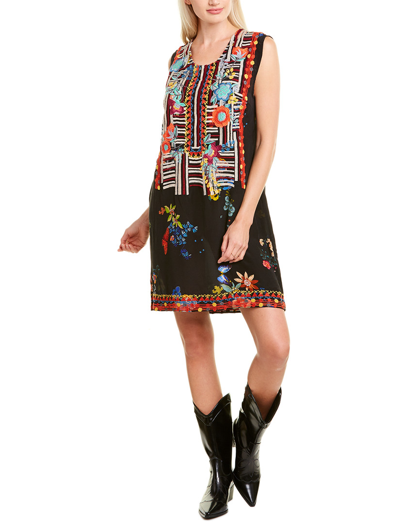 Image of Johnny Was Bracciana Silk Shift Dress