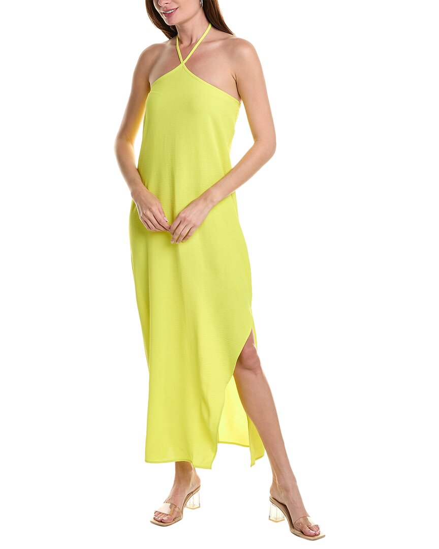 Shop Vince Camuto Halter Maxi Dress In Green