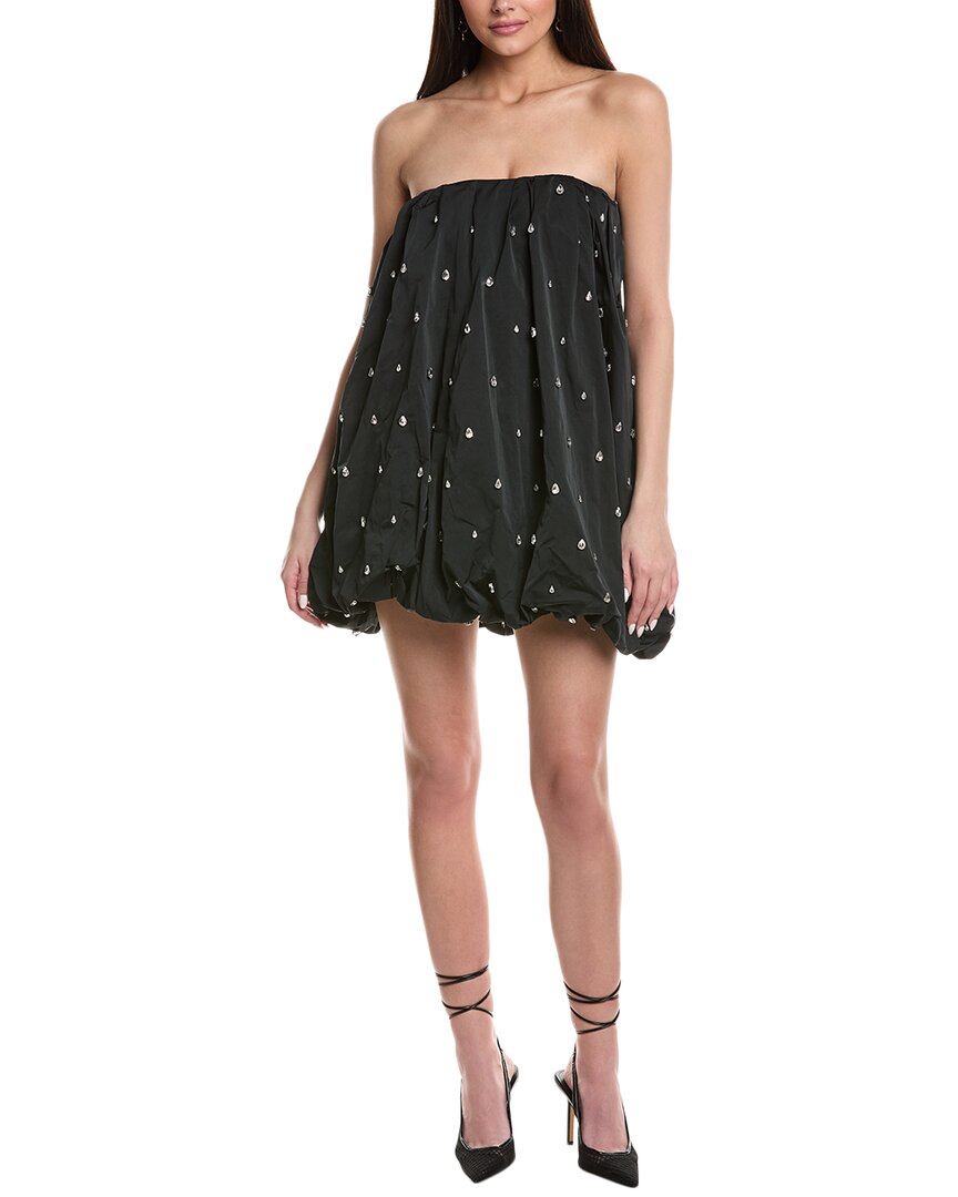 Shop A.l.c . Holly Bubble Mini Dress In Black