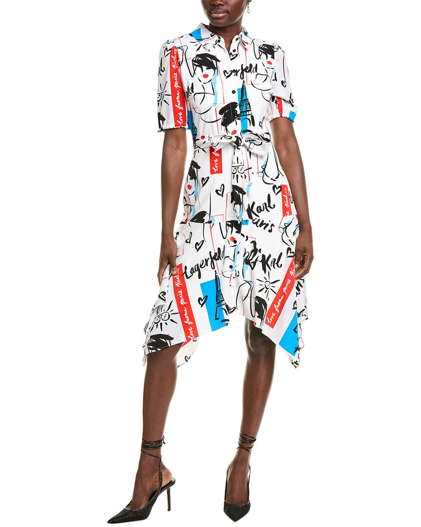 Karl Lagerfeld Silky Shirtdress