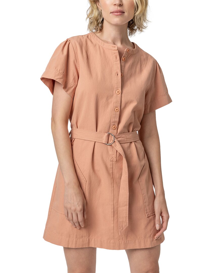 LILLA P LILLA P HALF-PLACKET CANVAS DRESS