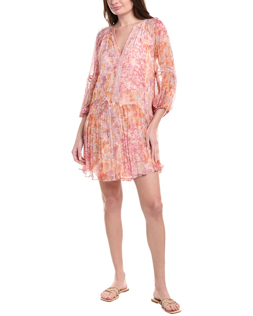 Monte And Lou Harmony Mini Dress In Pink