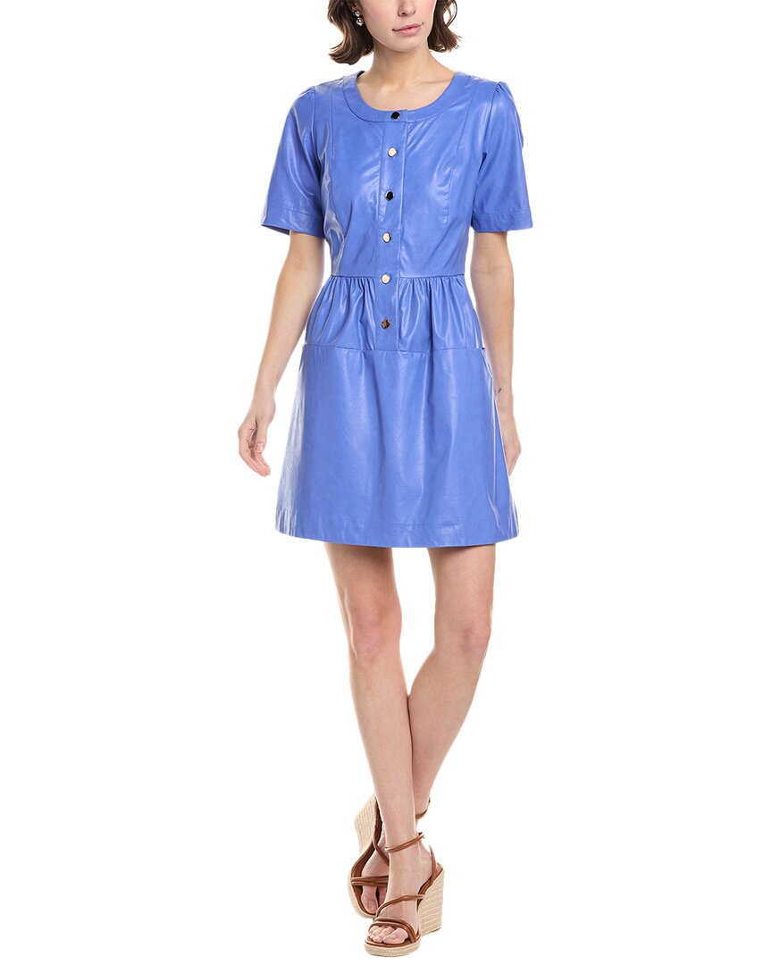 Tyler Boe Jillian Shirtdress In Blue