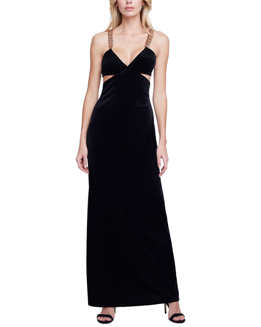 Shop L Agence L'agence Beatriz Cutout Maxi Dress
