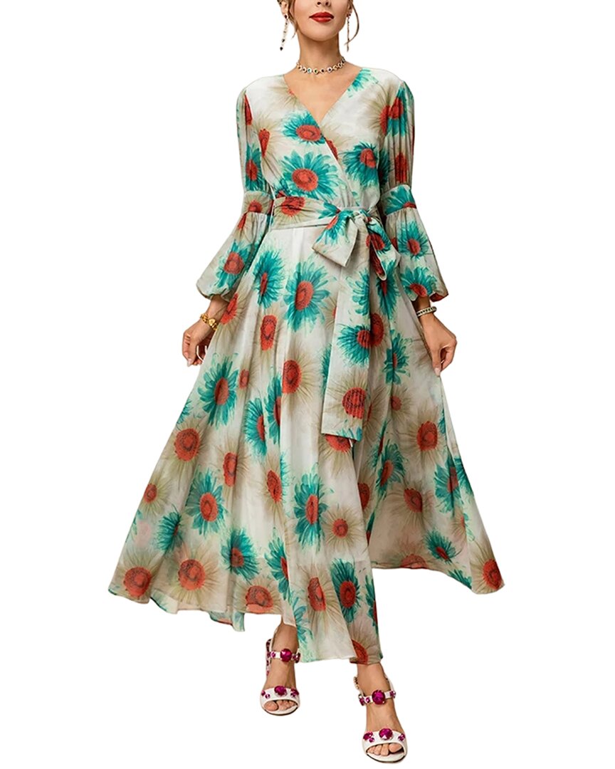 Shop Burryco Silk Maxi Dress