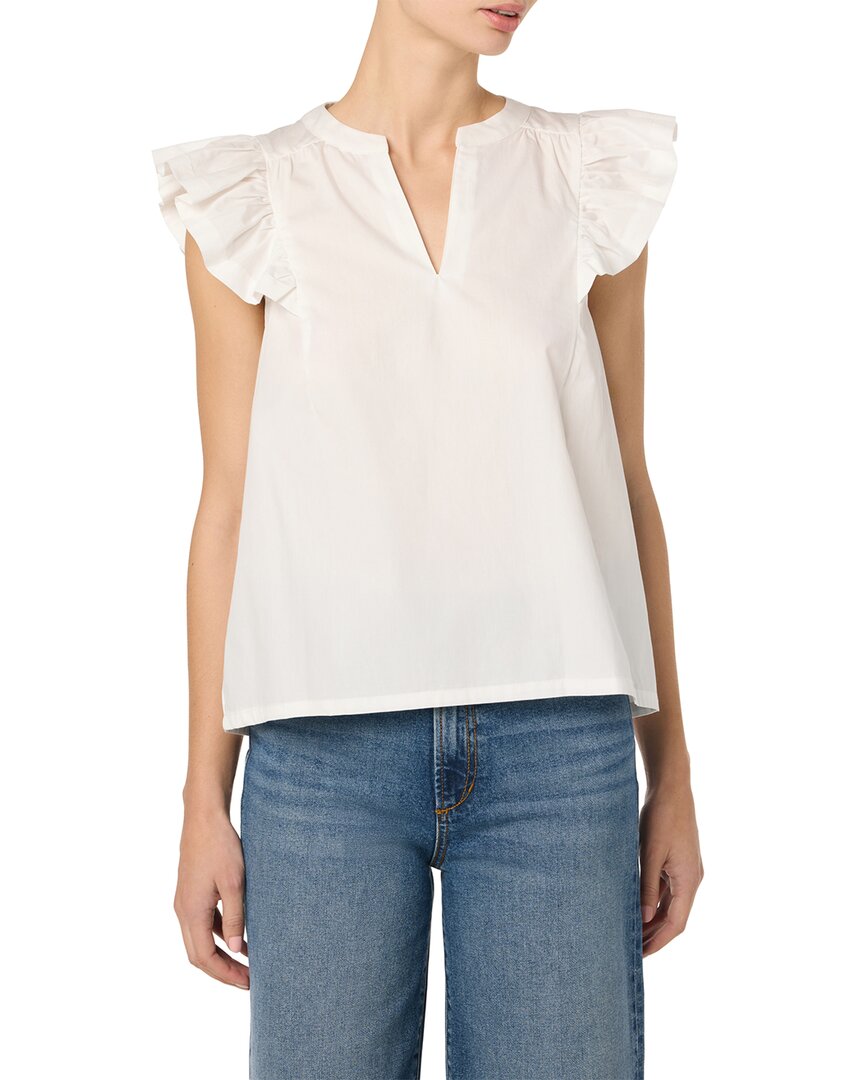 JOE'S JEANS JOE’S JEANS V-NECK FLUTTER SLEEVE TOP
