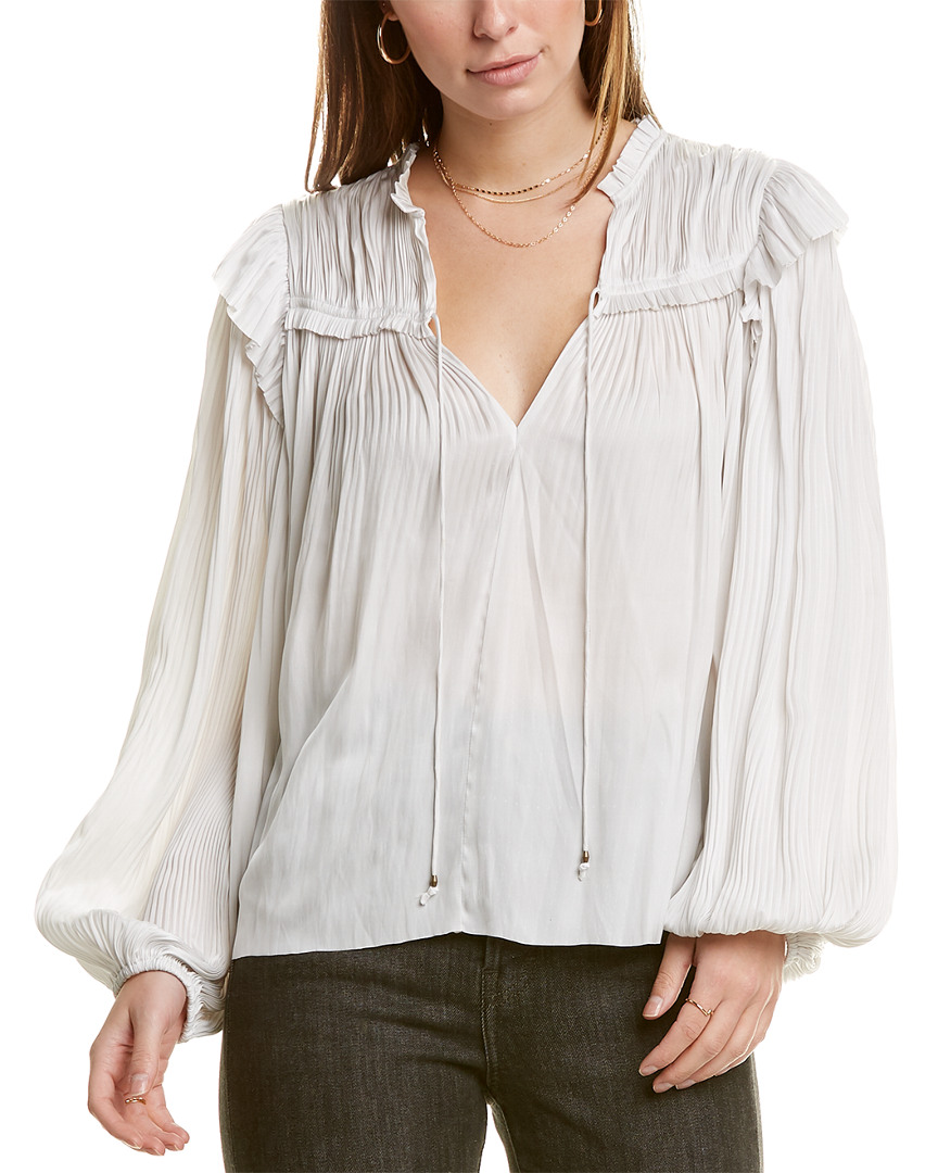 Image of Ulla Johnson Emilda Pleated Top