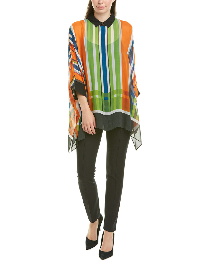 Image of St. John Silk Blouse