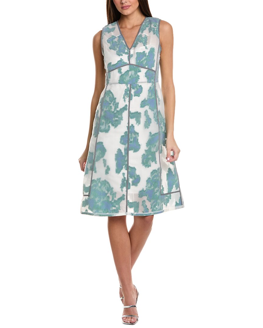 Shop 3.1 Phillip Lim Abstract Daisy Fil Coupe Silk-blend Midi Dress