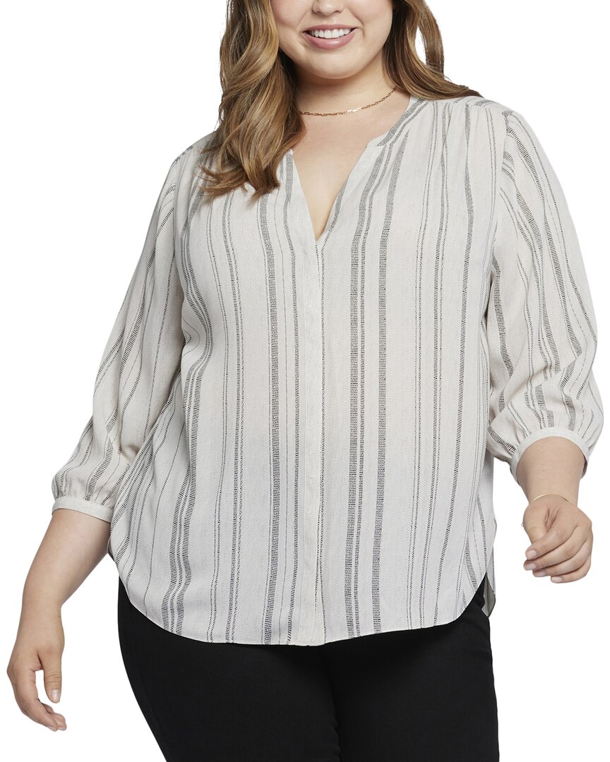 Nydj Semisheer Pintuck Blouse