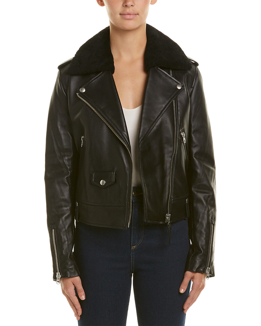 Mackage LEATHER DOWN JACKET