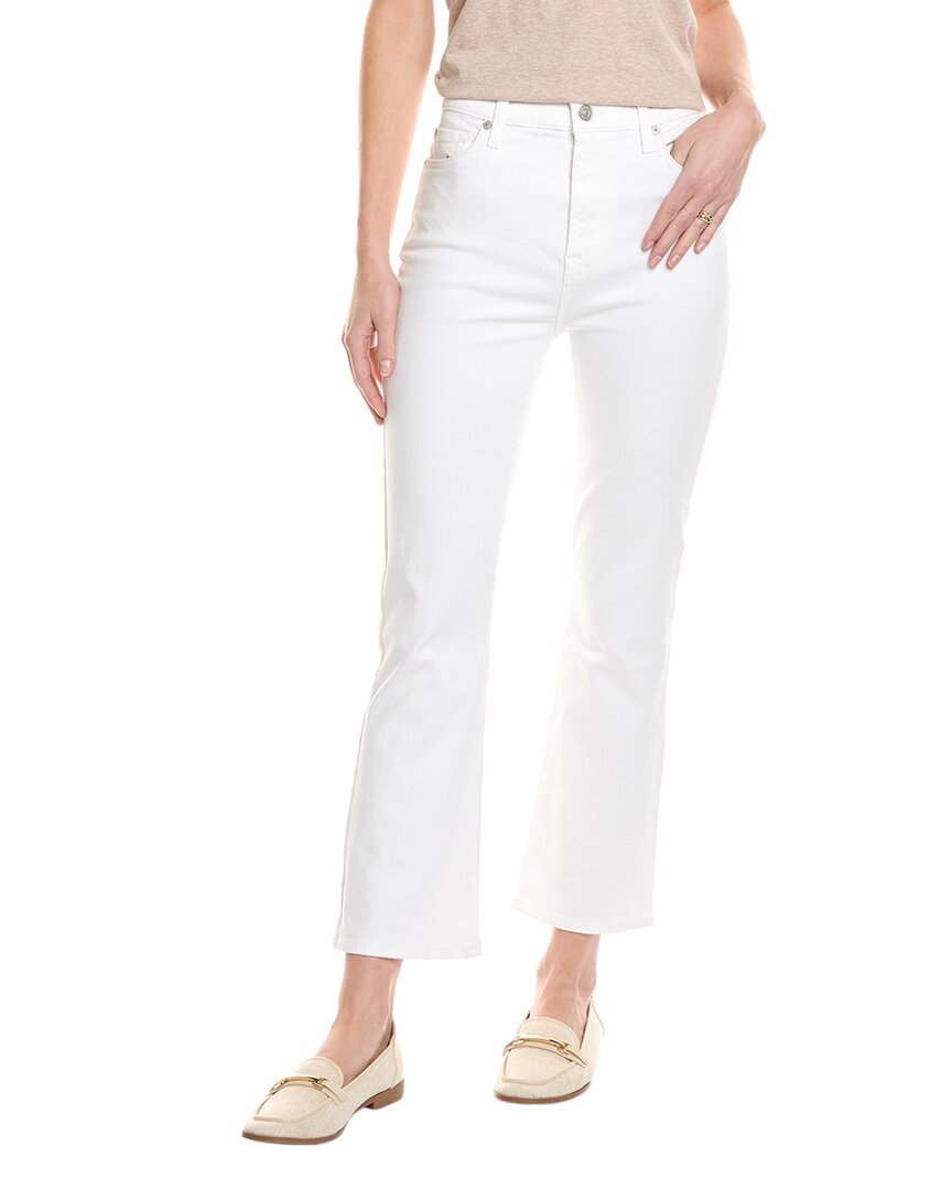 7 FOR ALL MANKIND 7 FOR ALL MANKIND HIGH-WAIST WHITE SLIM KICK JEAN 