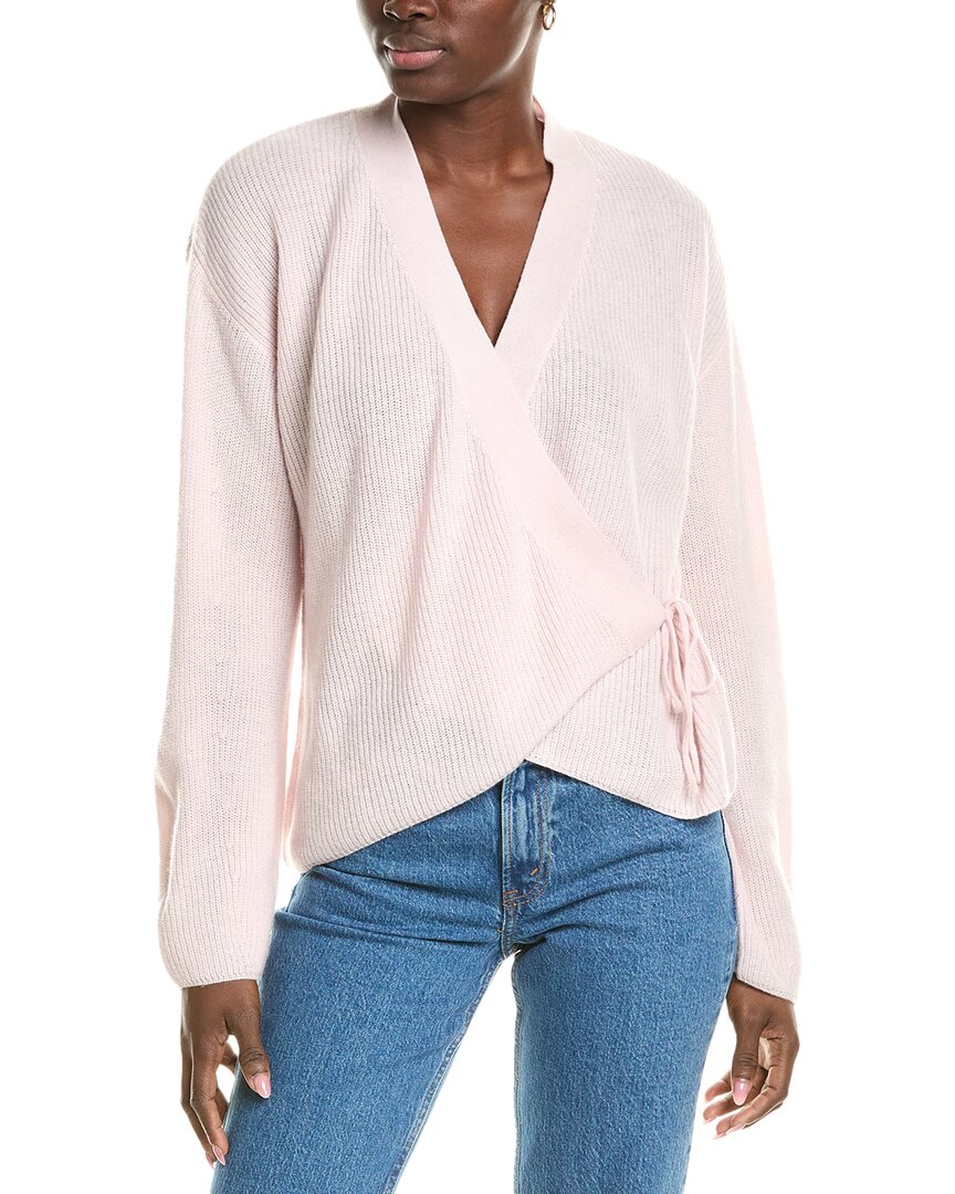 BRODIE CASHMERE BRODIE CASHMERE WOOL & CASHMERE-BLEND RIBBED WRAP CARDIGAN