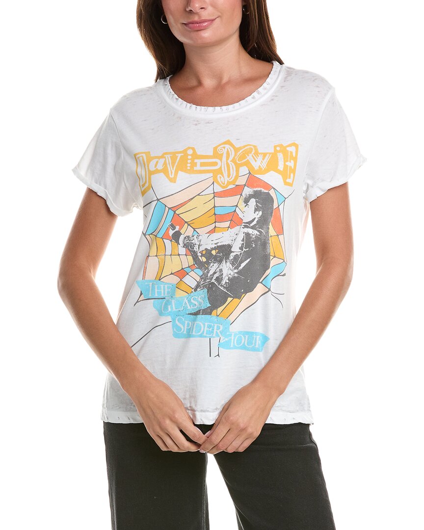 Shop Recycled Karma David Bowie Glass Spider Tour T-shirt In White