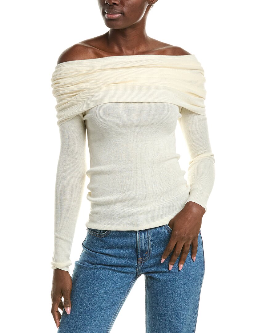 Shop Femme Society Pullover In White