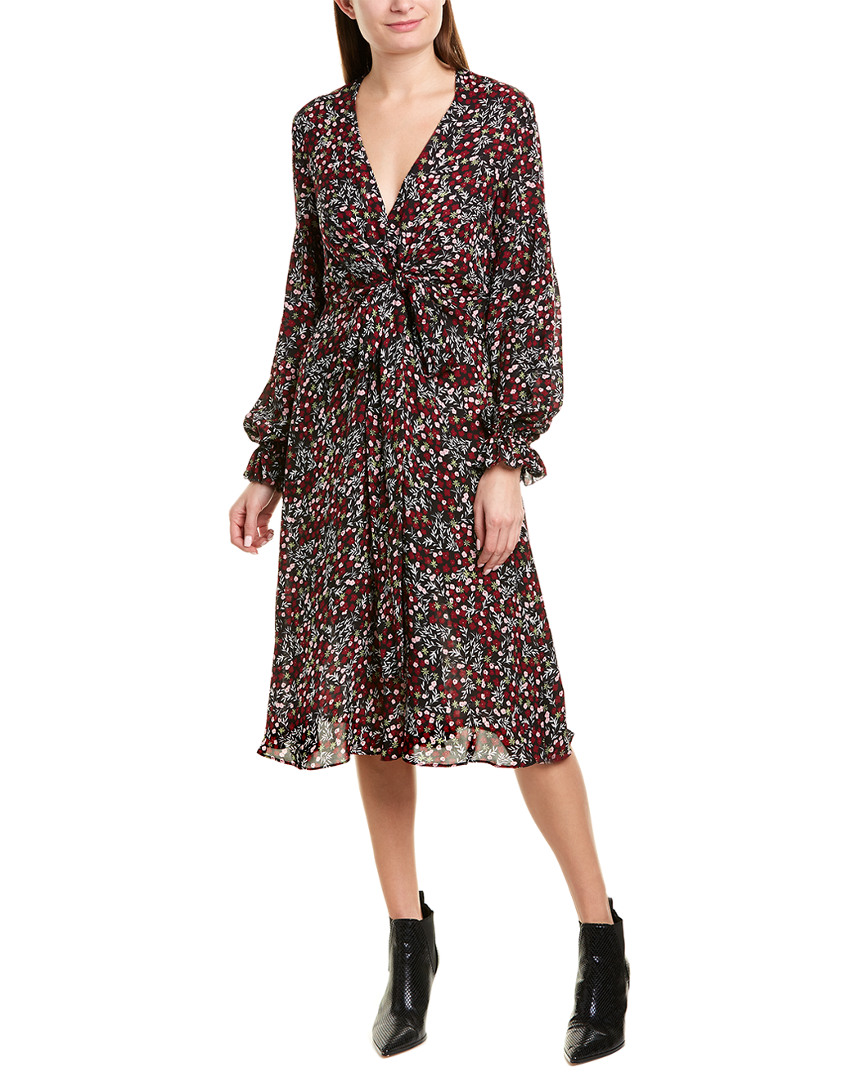 Image of Nicholas Daisy Silk Wrap Dress