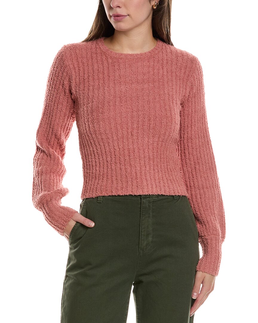 Meiven Fuzzy Sweater In Pink