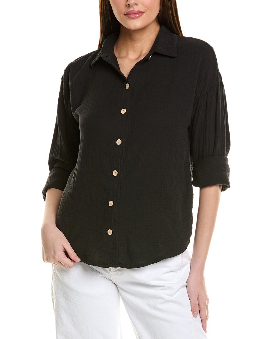 Xcvi Judson Shacket In Black