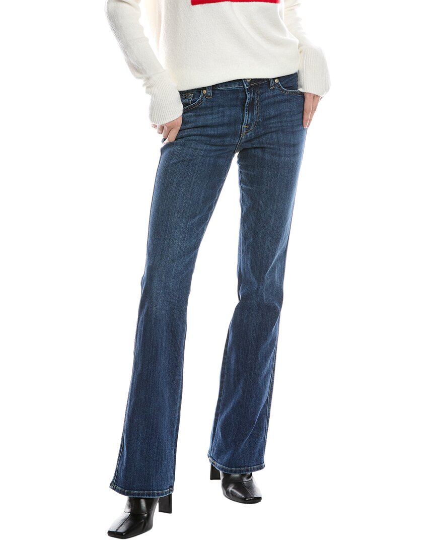 7 For All Mankind Classic Blue Bootcut Jean In Navy