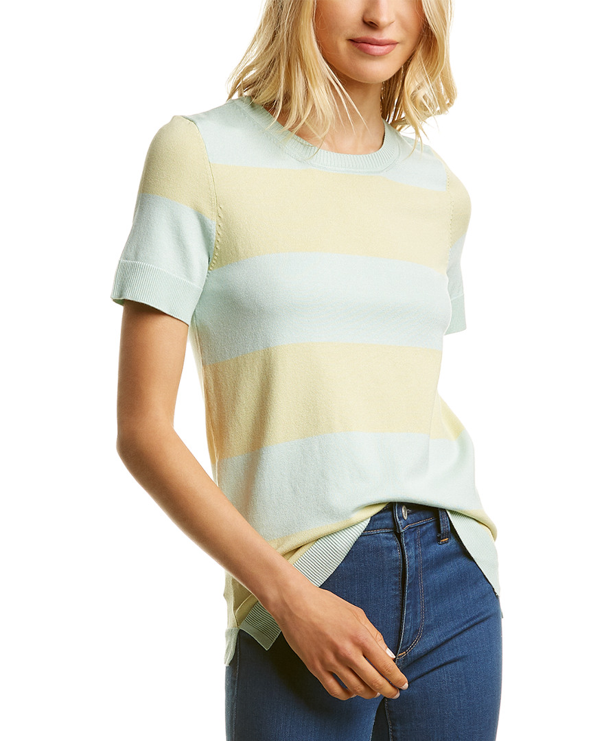 Image of America Ribbed Trim T-Shirt