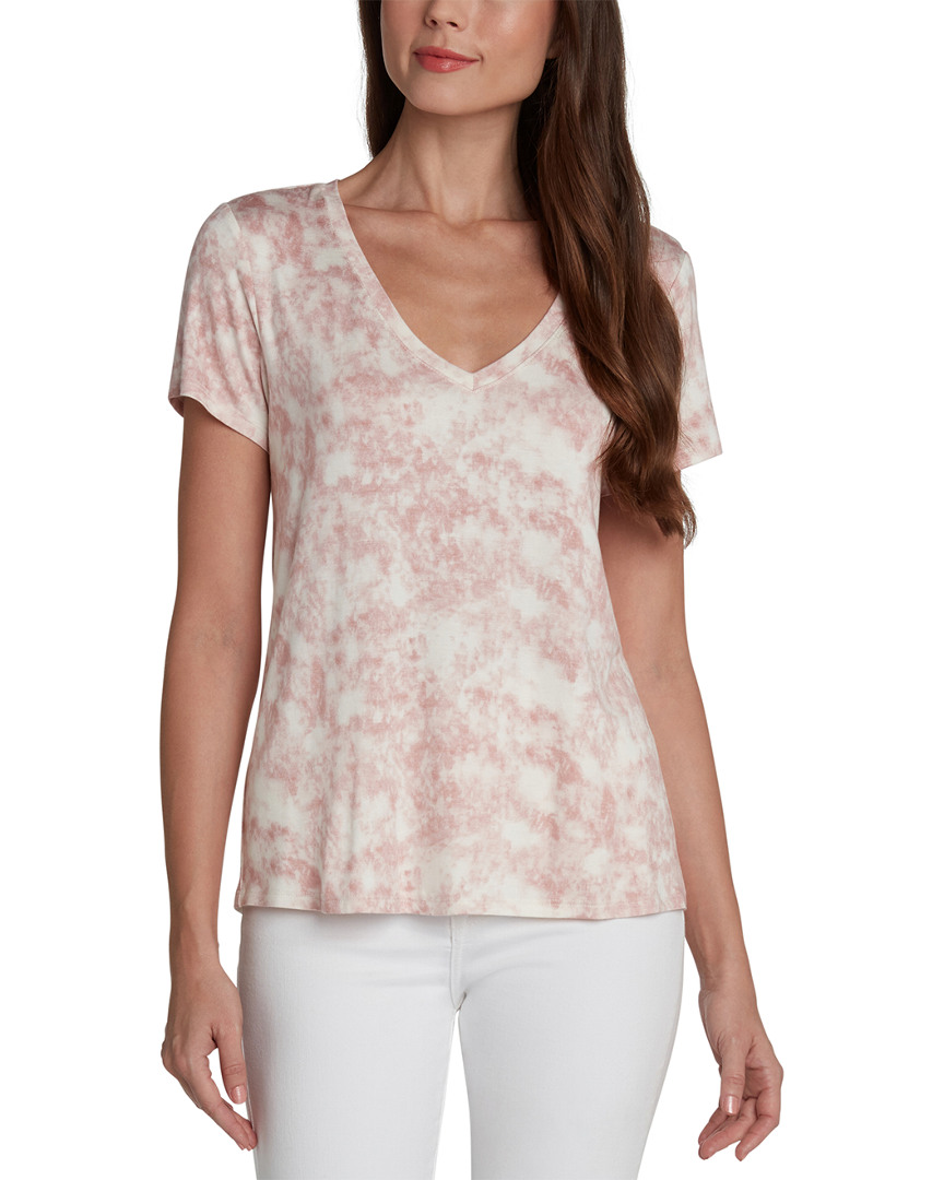 Image of Matty M Tie-Dye Easy V-Neck T-Shirt