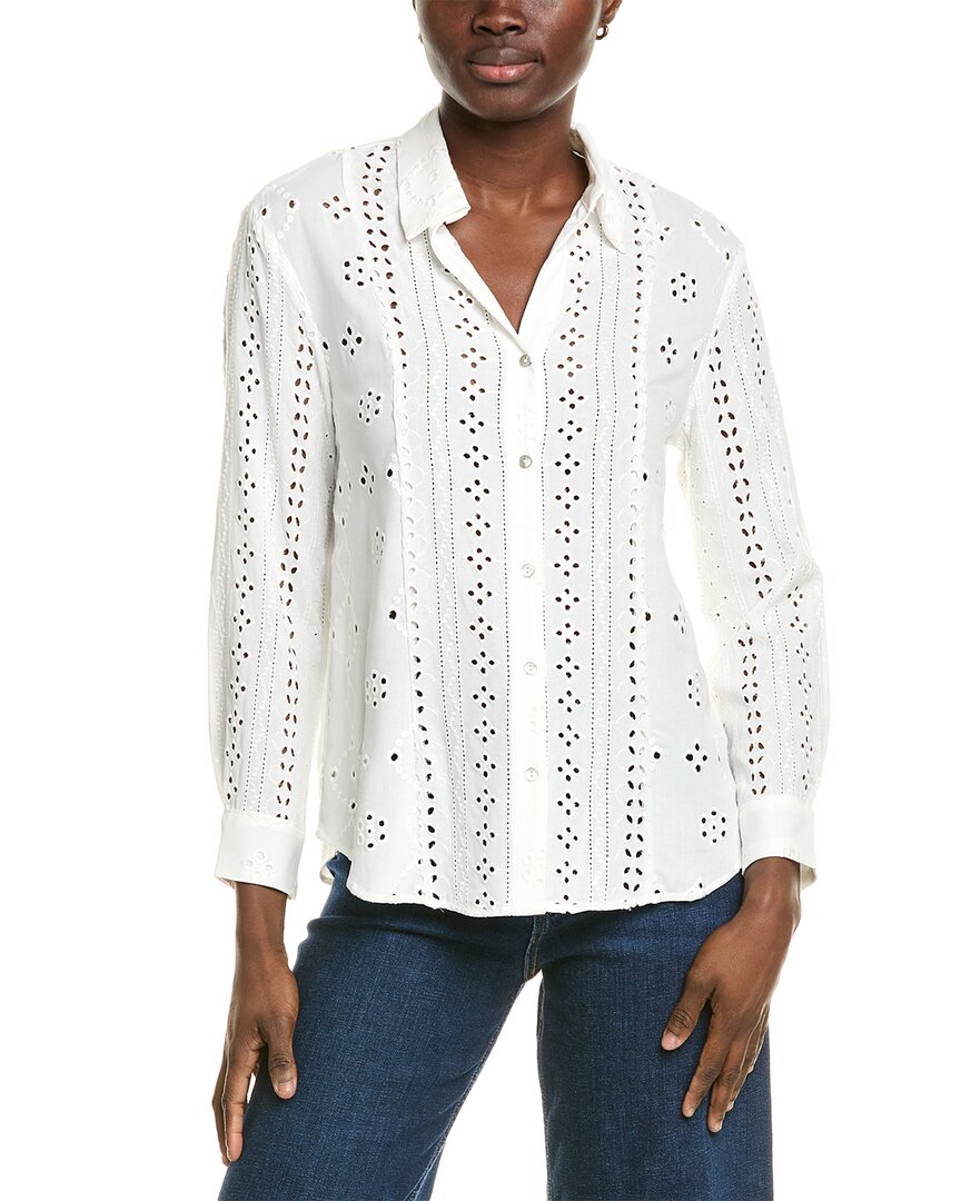 Elie By Elie Tahari Eyelet Shirt