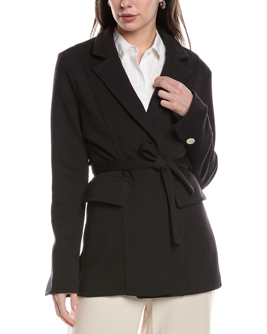 Proenza Schouler White Label Margot Blazer In Black