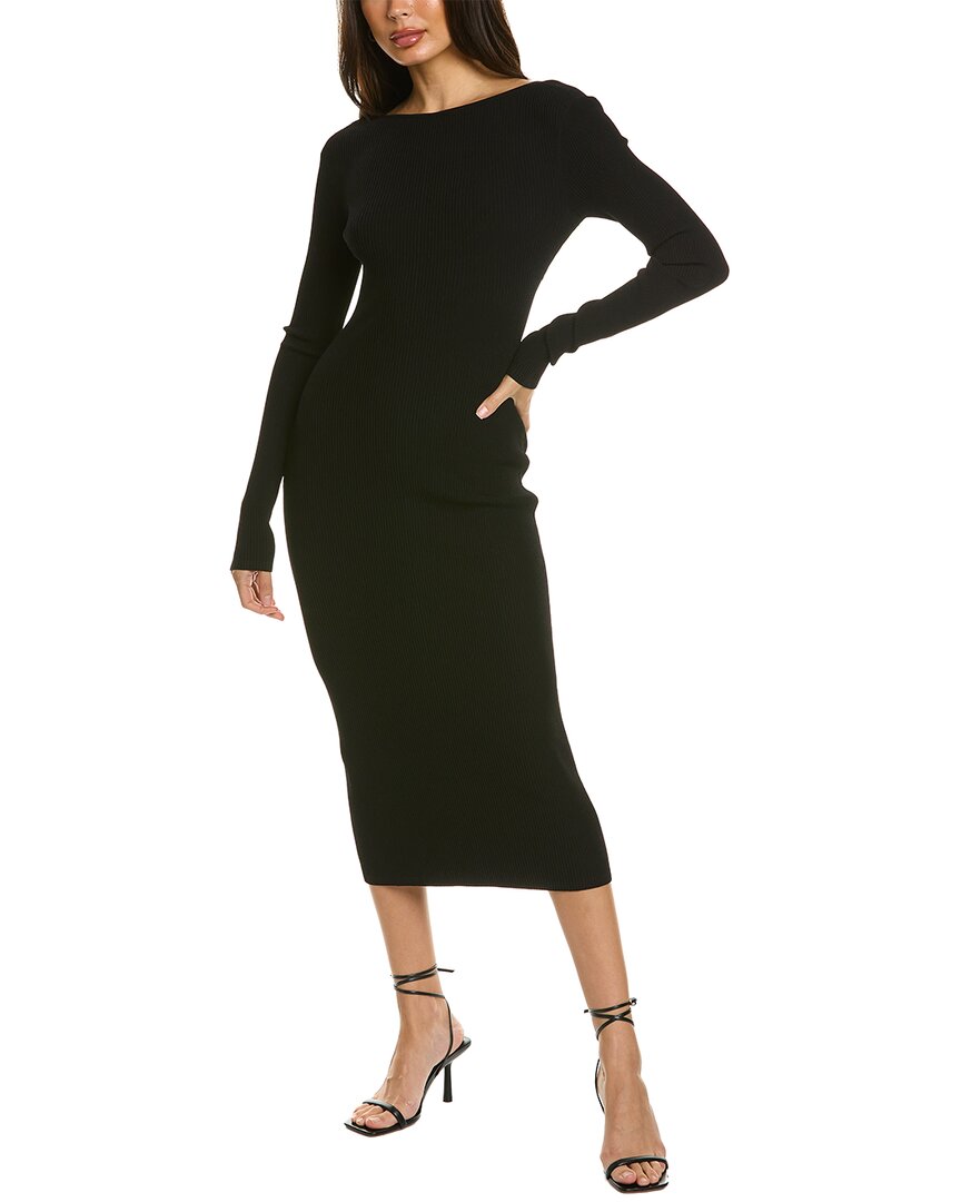Shop A.l.c . Kayla Midi Dress In Black