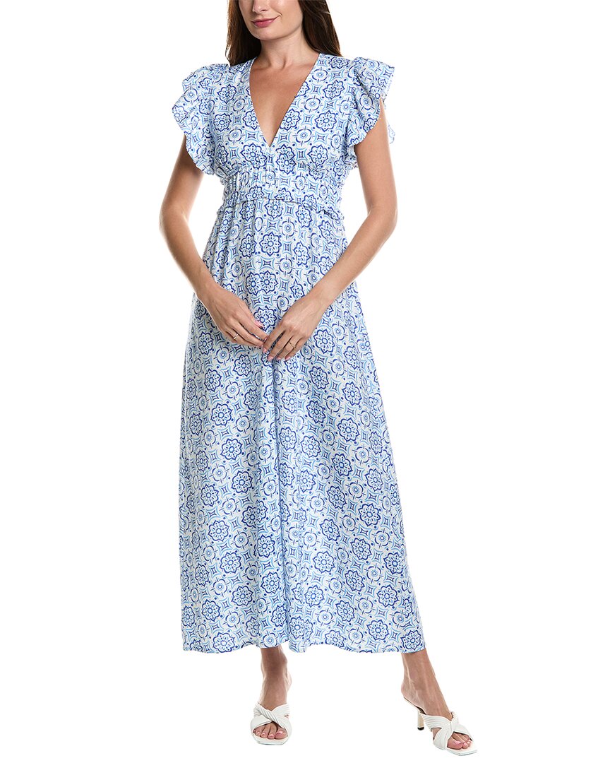 Sail To Sable Linen-blend Maxi Dress