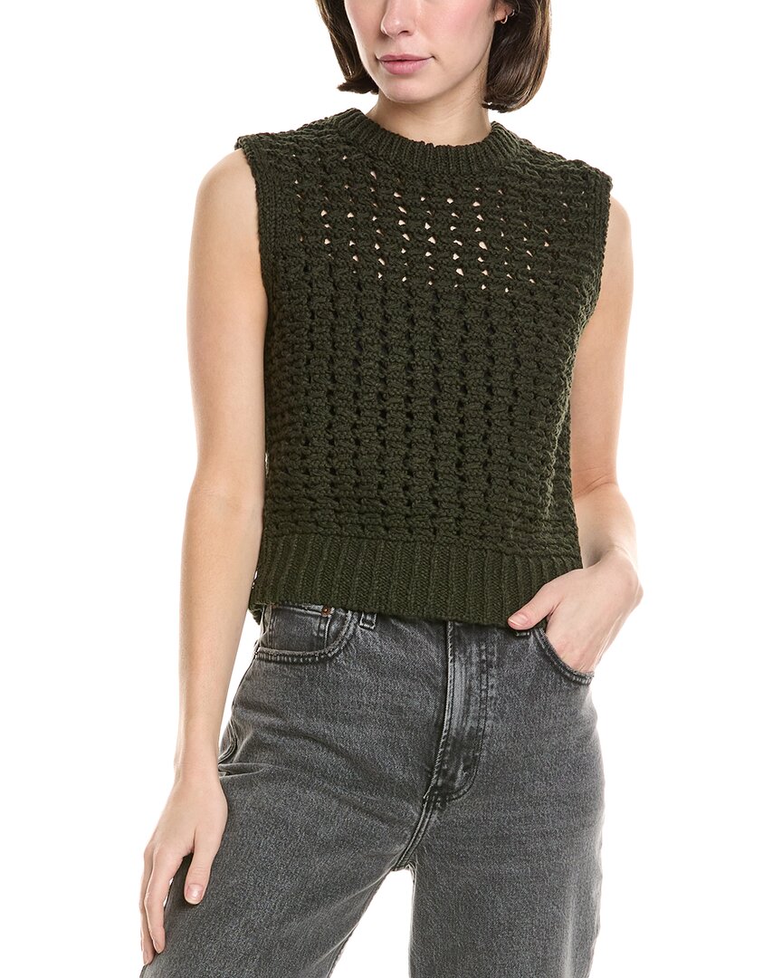 Frame Tape Yarn Sweater Vest Women's | eBay