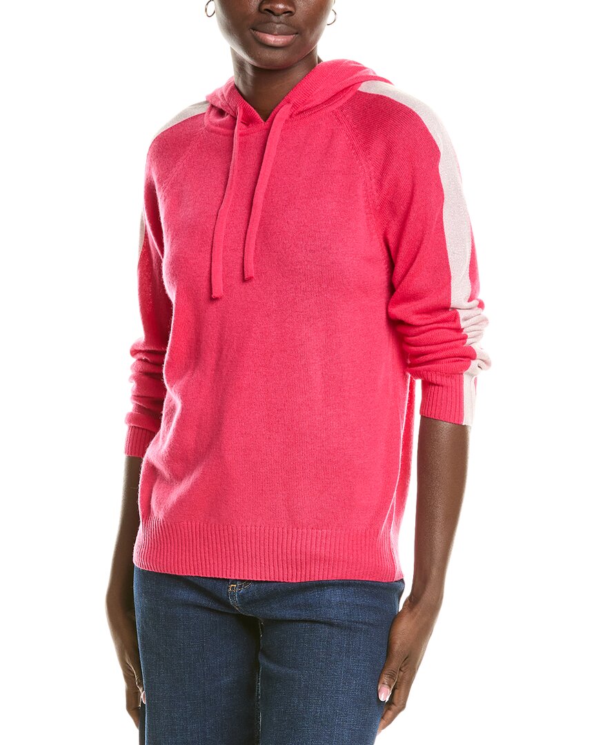 Brodie Cashmere Wool & Cashmere-blend Lurex Stripe Hoodie