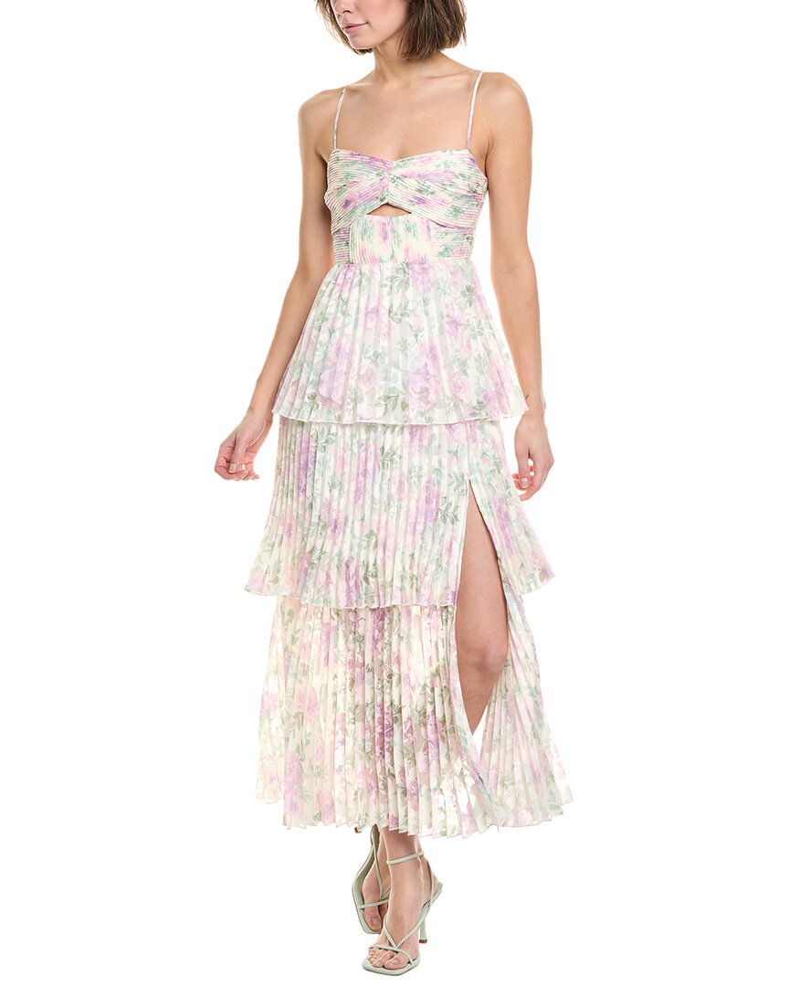 Astr The Label Emmi Maxi Dress In Purple