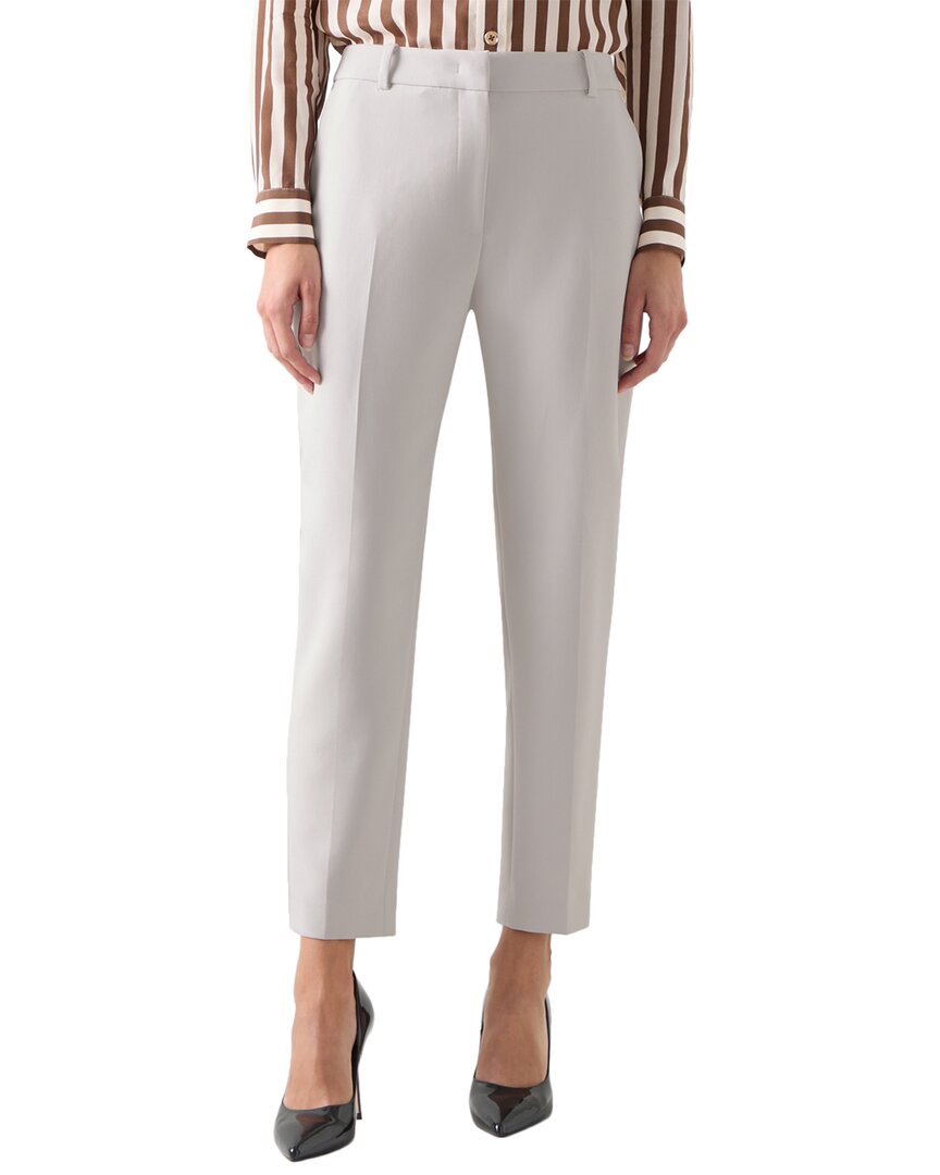 Lk Bennett Mariner Trouser In Neutral