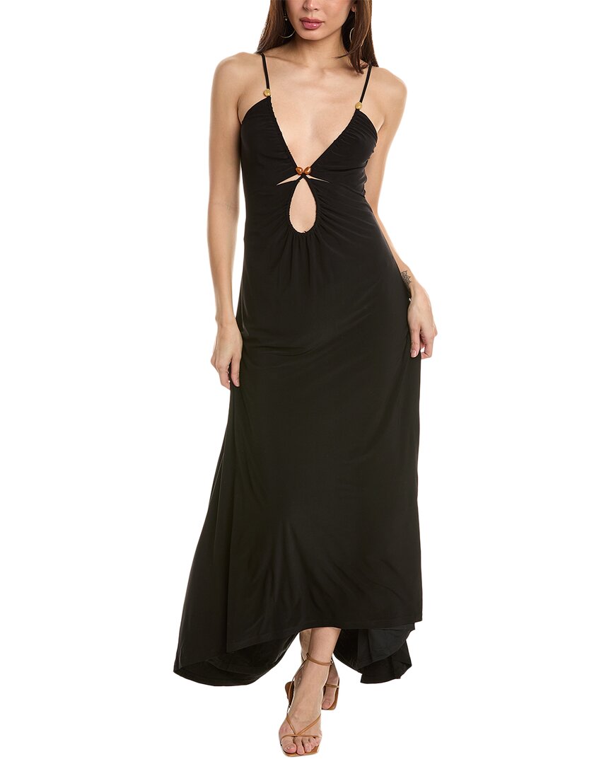 Shop Ramy Brook Milly Maxi Dress In Black