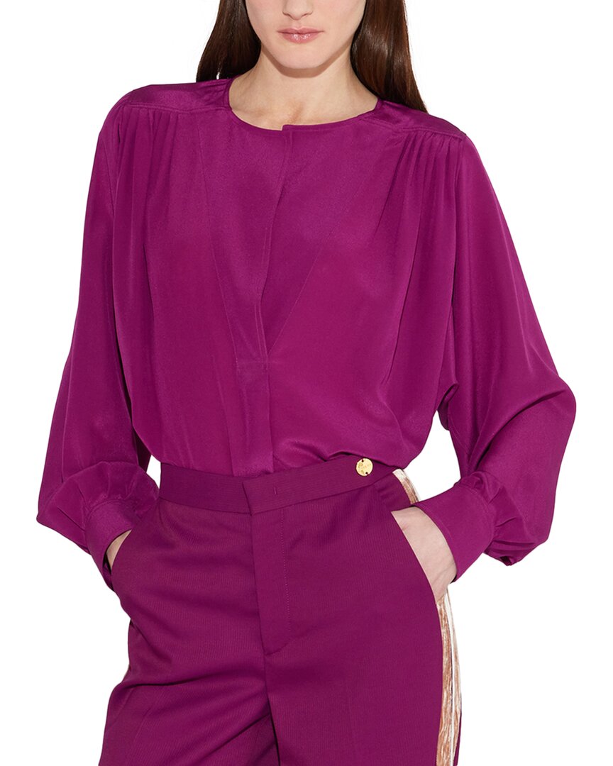 Câllas Callas Anya Silk Blouse In Pink