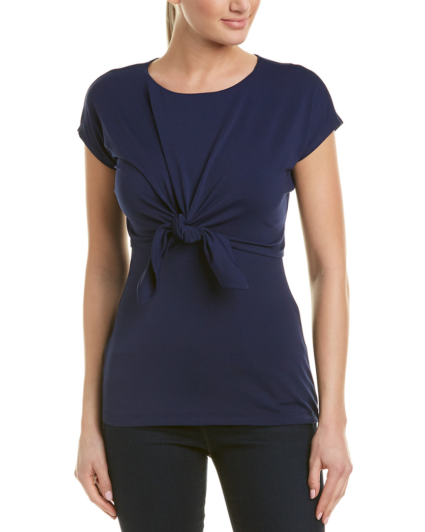 Image of susana monaco Tie-Front Top