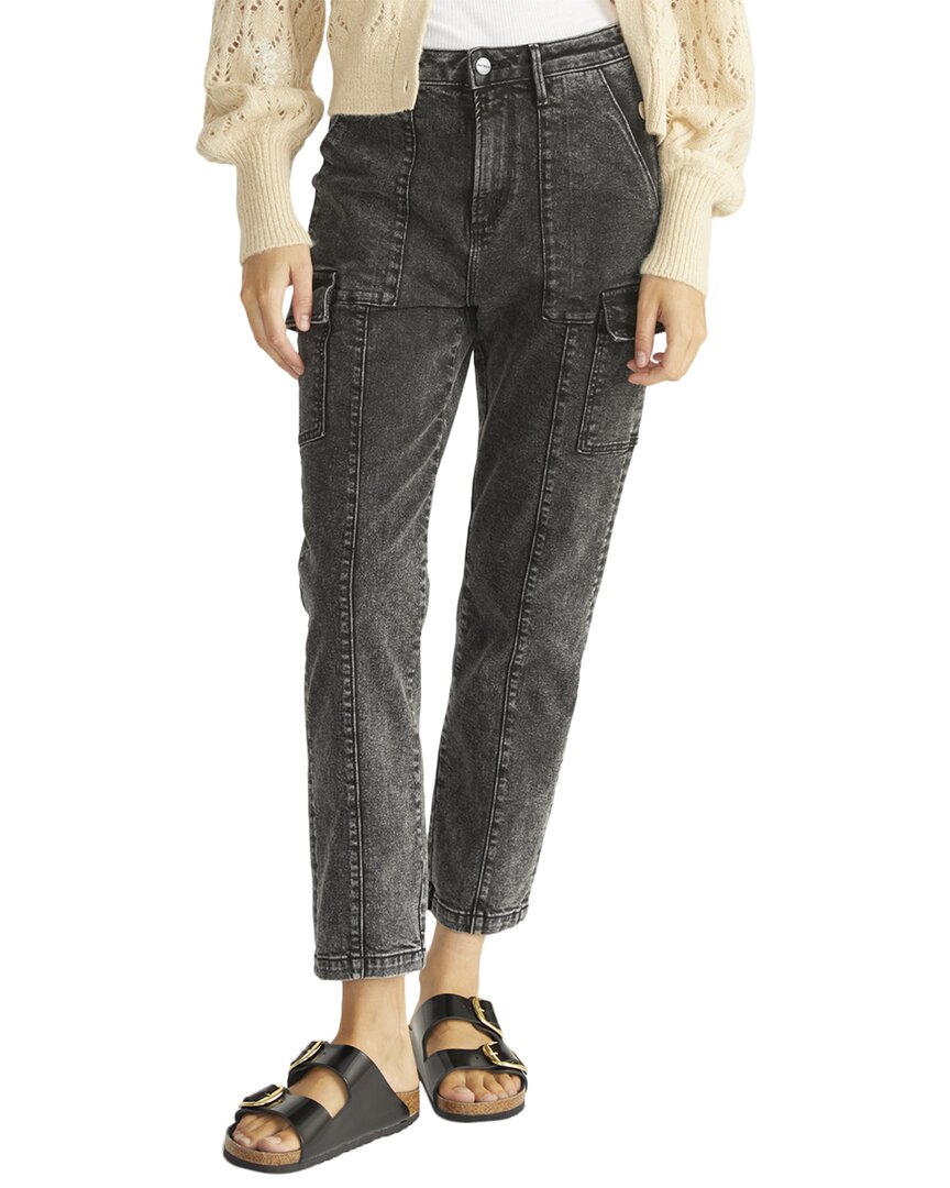 Driftwood Denim Driftwood Jeans Royce Acid Wash Black Straight Leg Jean