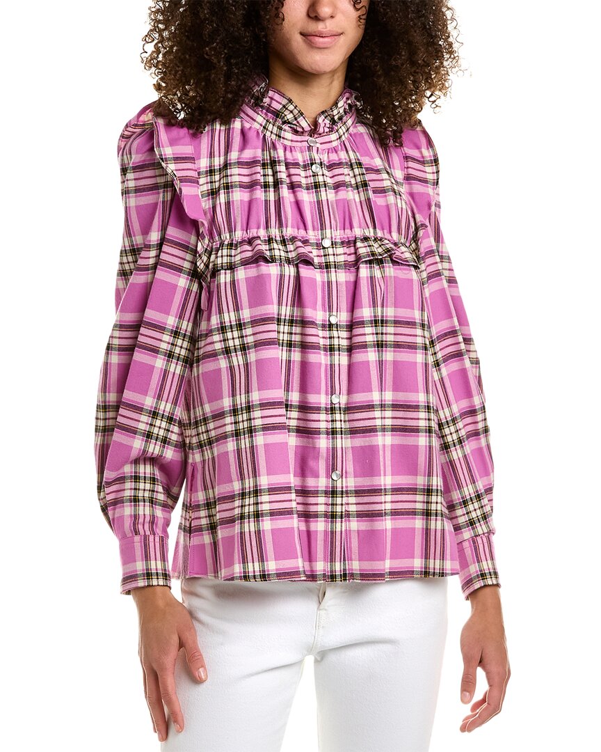 Shop Isabel Marant Étoile Idety Shirt In Pink