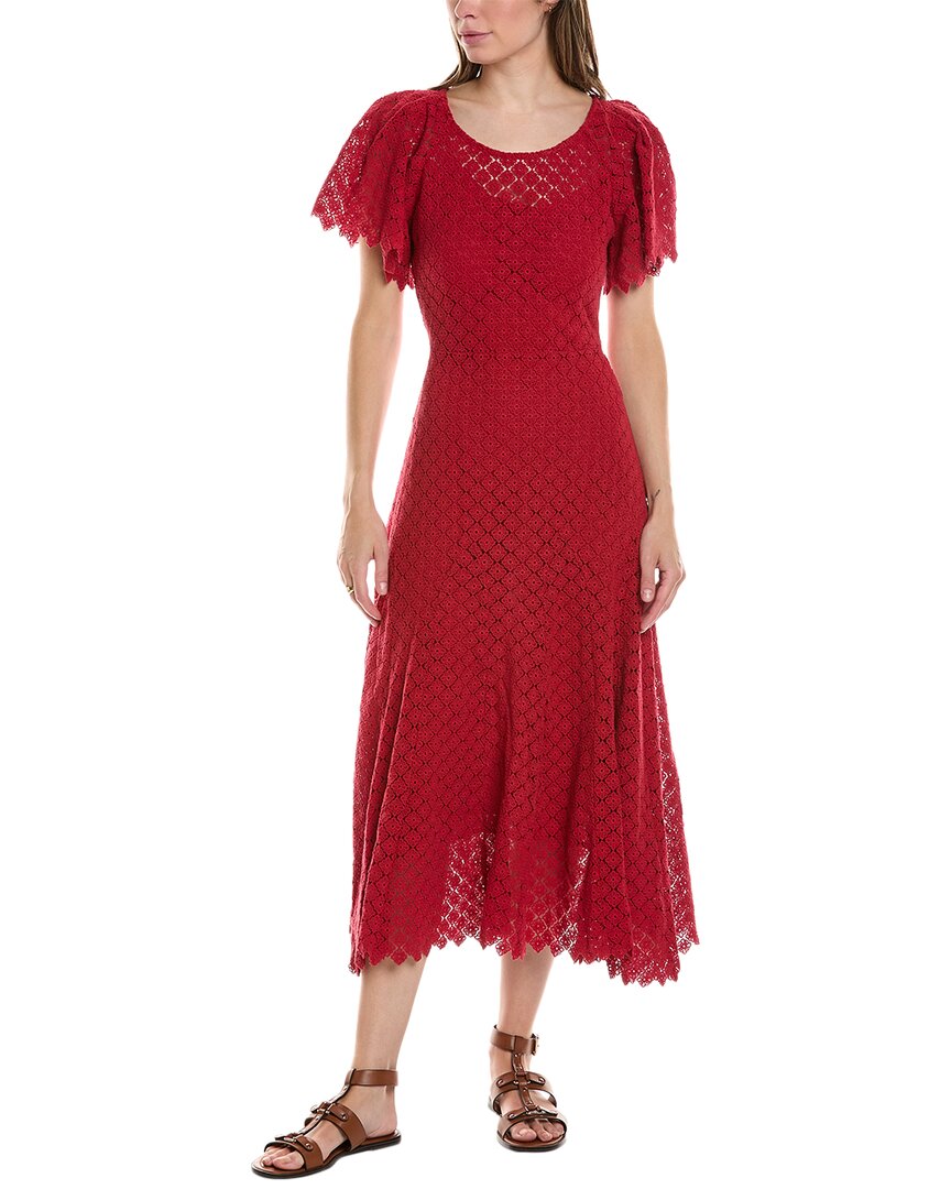 Shop The Great The Harmony Maxi Dress In Red