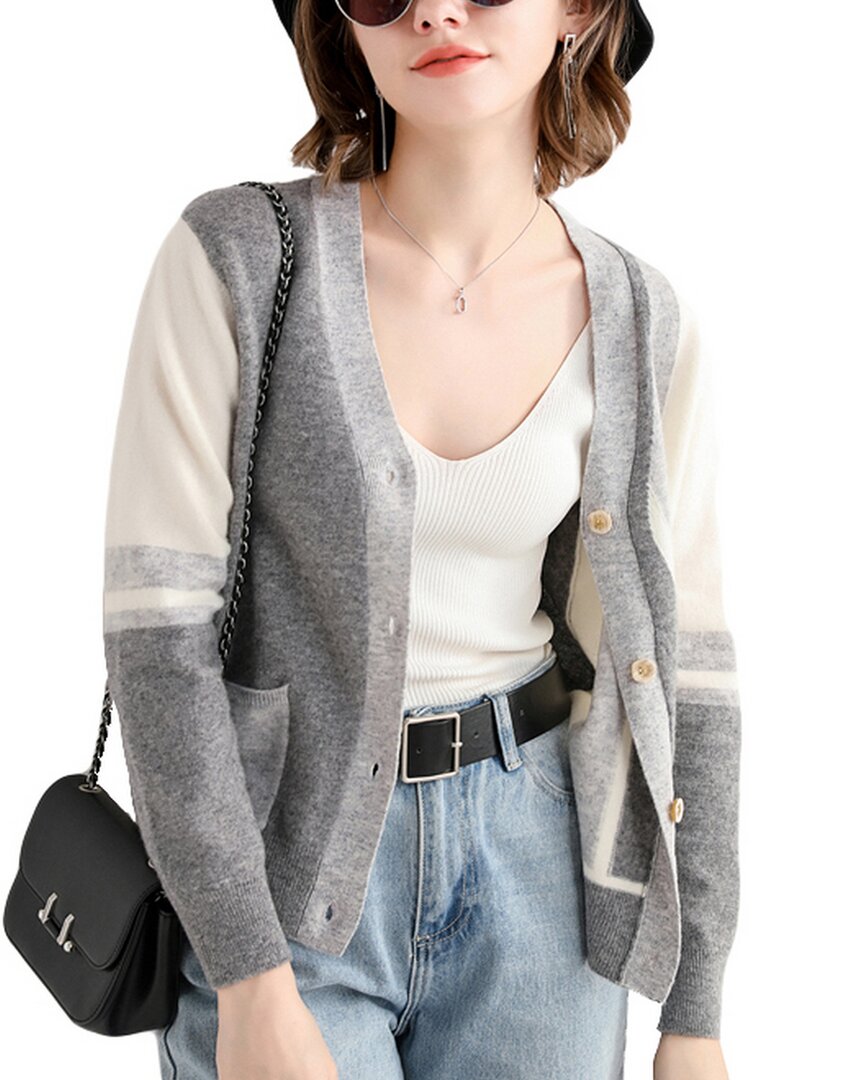 Image of Asne Cashmere & Wool-Blend Cardigan