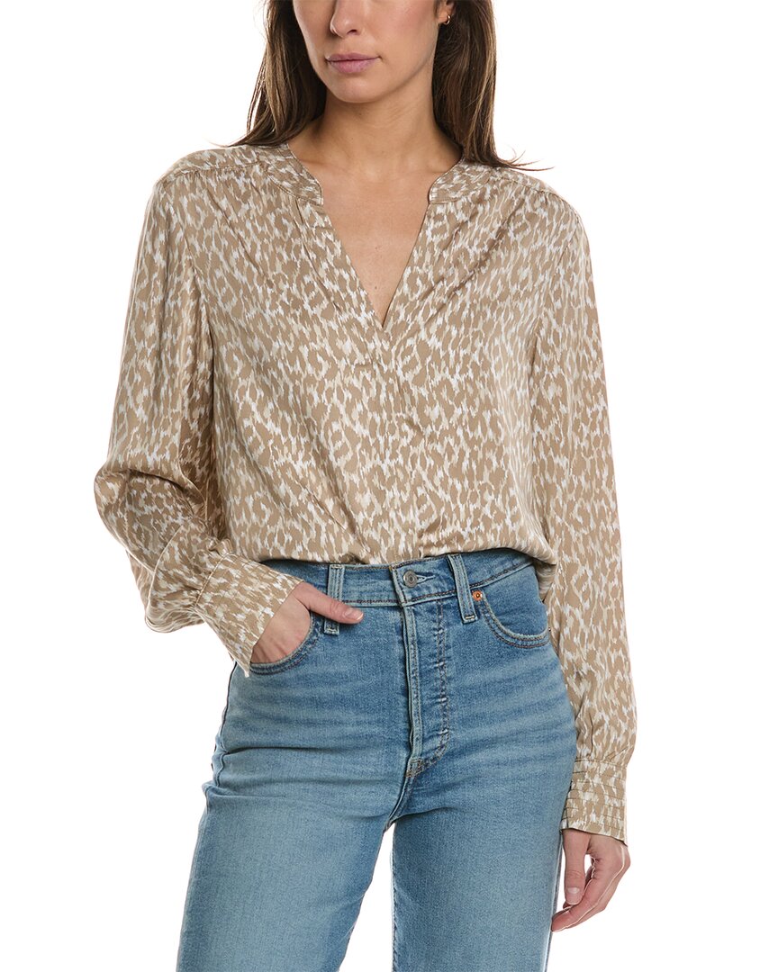 Tommy Bahama Chic Cheetah Top In Brown